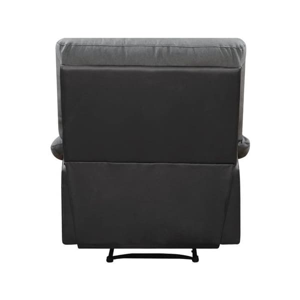 Relax stol "Lincoln" - 90 x 89 x 103 cm - Sort/Mørkegrå Svart/Mörkgrå