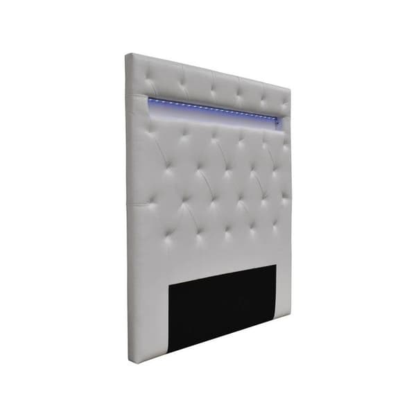"Deco" LED sänggavel - 149 cm - Svart Svart