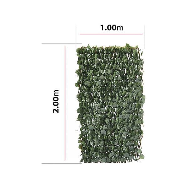 Set med 2 korgar av willows nätverk Grön