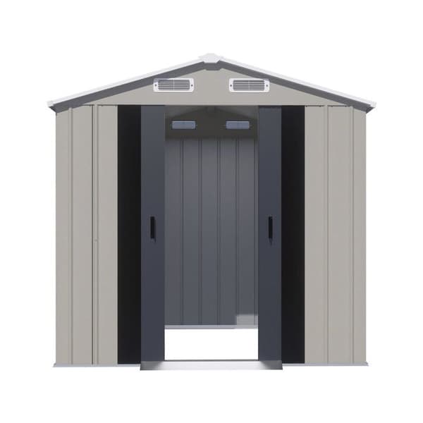Metal havehus "Nebraska" - 4,12 m² - Beige beige
