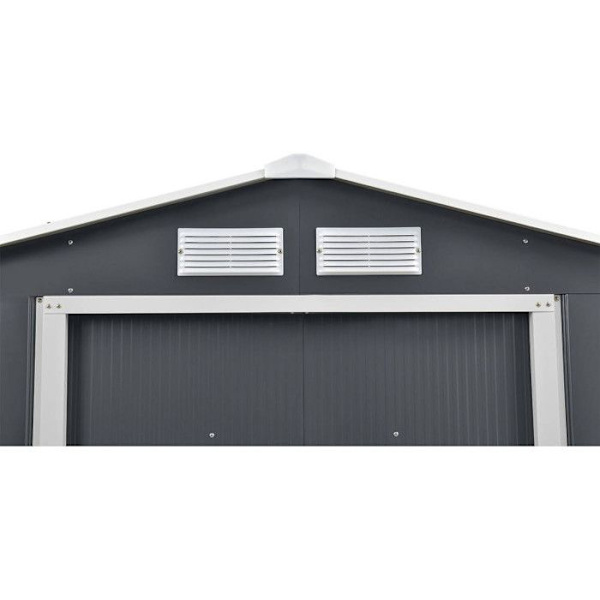 Metallskåp "Vegas" - 2,7 m² - Grå Grå