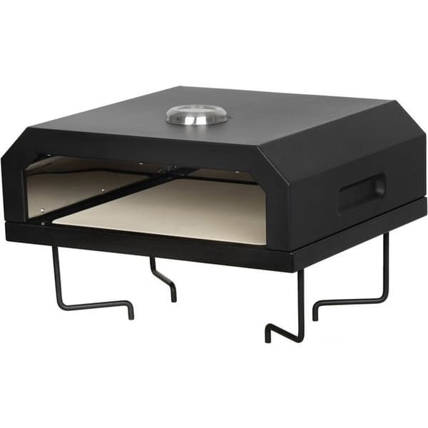 Grilli plancha -pihdit ja pizza-uuni "César premium" - Ø 81 cm - Musta