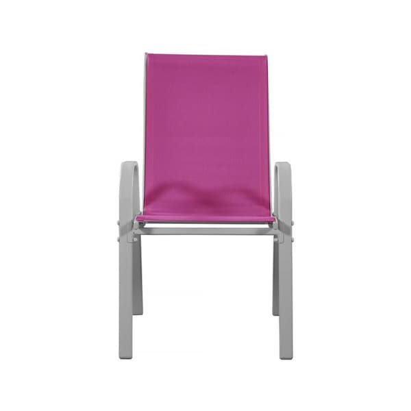 Havestol Textilène "Cordoba" - Phoenix - Rosa - Sæt af 2 Ros