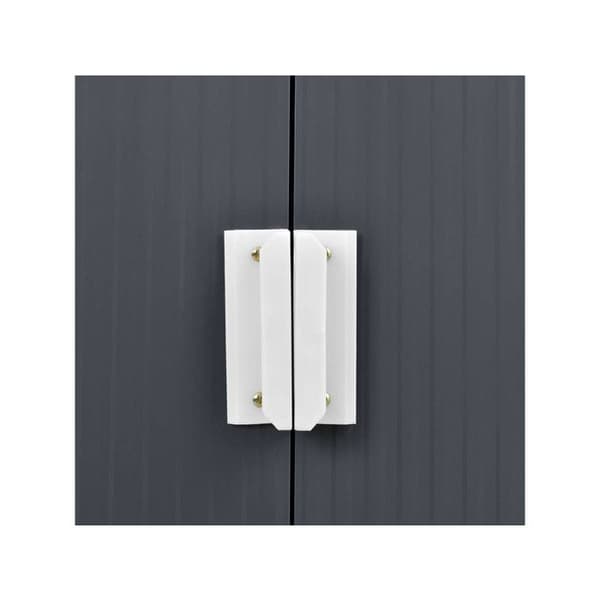 Metal havehus "Vegas" - 2,7 m² - Grå Grå