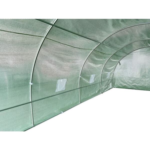Drivhus tunnel 8 x 3 m "Lys" - 24 m² - 140g - Grøn