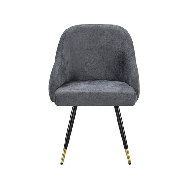 2-pack fåtöljer i tyg "Harmony" - 54 x 57 x 90 cm - Grå Grå