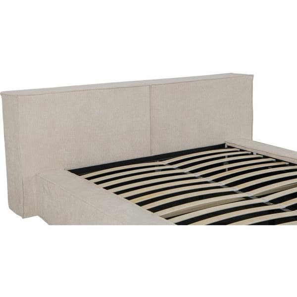 Samettivuode "Courchevel" - 160 x 200 cm - Beige beige