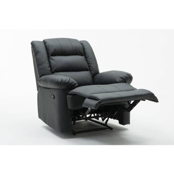 Relax stol "Buckingham" - 85 x 93 x 100 cm - Sort svart