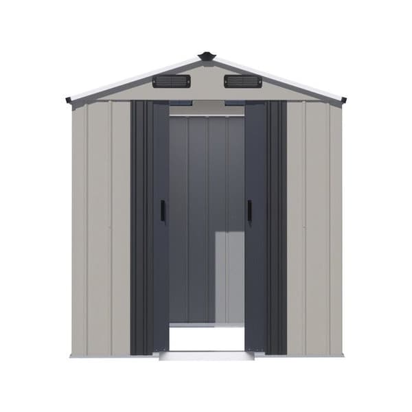 Metallskjul "Nebraska" - 2,17 m² - Beige beige