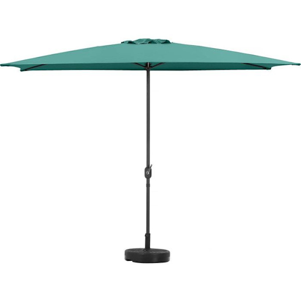 Rektangulær hængende parasol "Sol 2" - 2 x 3 m - Grøn Grön.