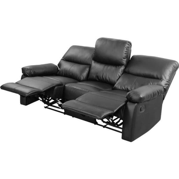 Relax sofa "Lincoln" - 197 x 89 x 103 cm - 3 pladser - Grå Grå
