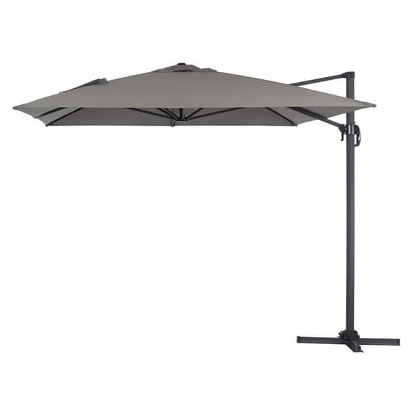 Ude parasol "Sun 4" - 3 x 4 m - Grå Grå