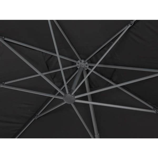 Ude parasol "Sun 4" - 3 x 4 m - Sort svart