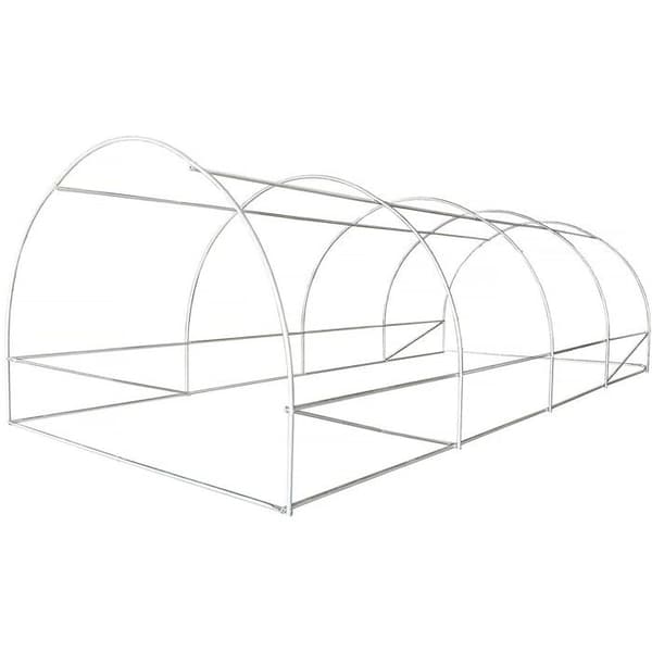 Have tunnel drivhus 6 x 3 m "Lys" - 18 m² - 140g - Grøn