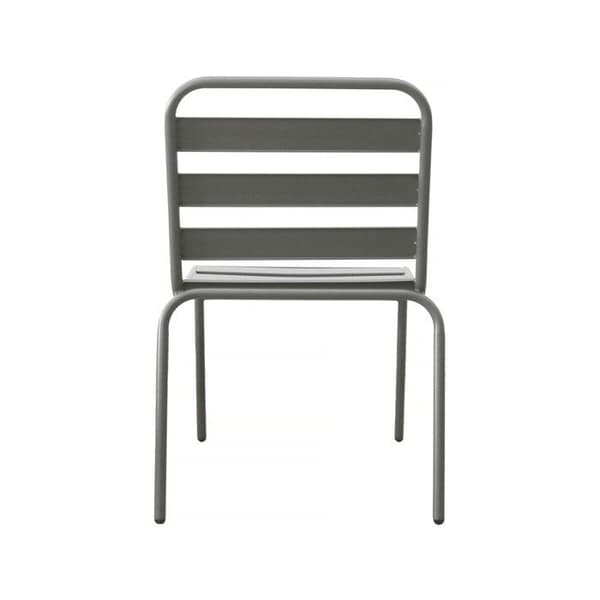 Set med 2 stapelningsbara trädgårdsstolar "Bilbao" - Taupe Mol
