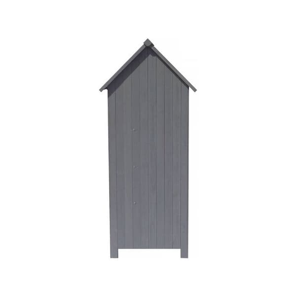 Havemøbel "Cabanon" - 77 x 54.5 x 179 cm - Antracit Grå