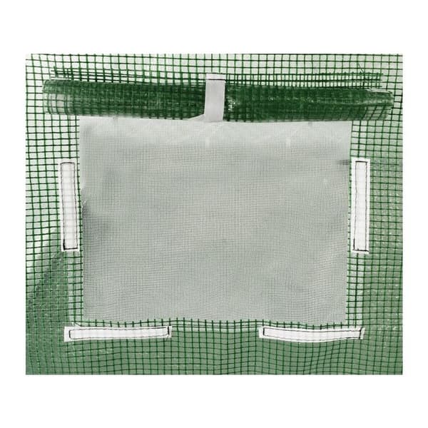 Tarp til have tunnel drivhus "Lys" - 24 m² - 130g - Grøn