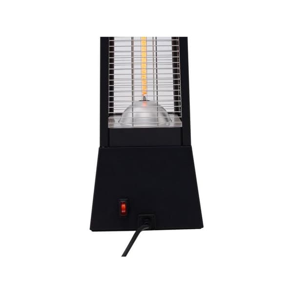 Elektrisk strålevarme i carbonfiber "Volcano" - 2000W - Sort Svart