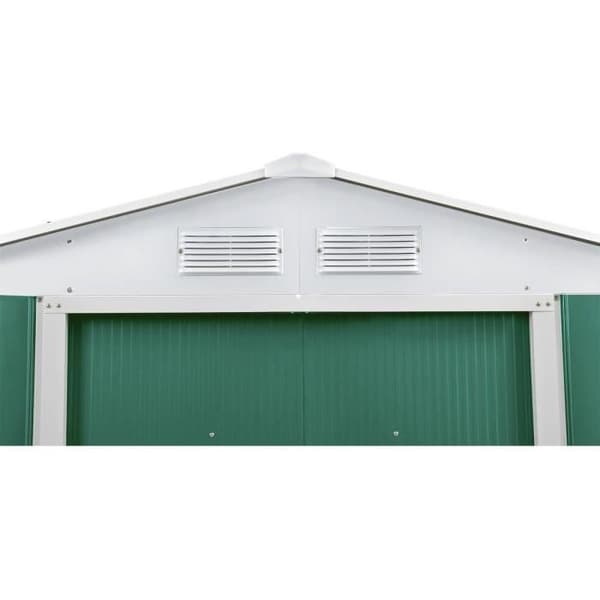Metal havehus "Rosas" - 4,07 M² Grön