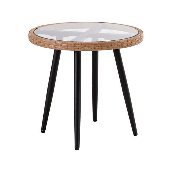 Rattan havemøbler "Vela" - 2 pladser - Brun beige