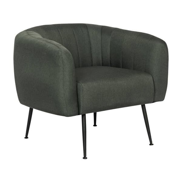 "Diana" tygfåtölj - 1 sits - Mörkgrå Mörkgrå