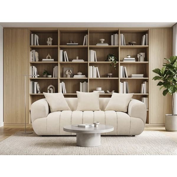 Sofa lige "La Fayette" - 3 pladser - Beige beige