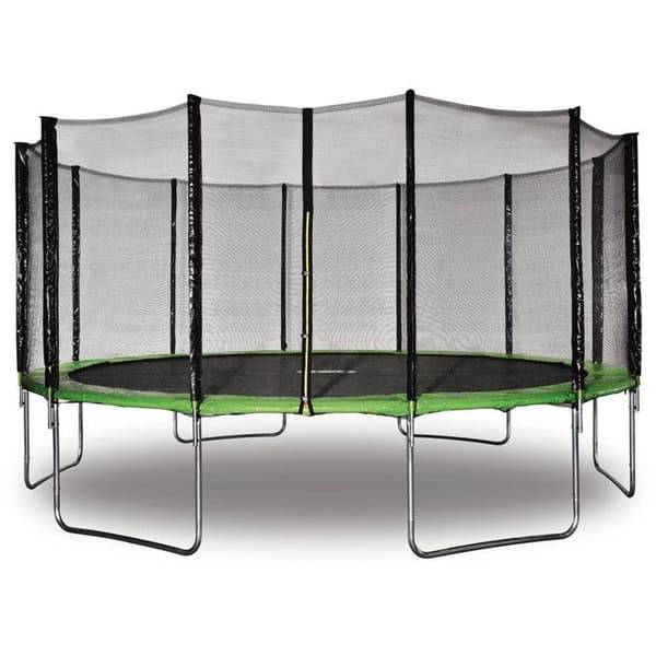Trampoliini "Yoopi" - Ø 4.90 m - Vert Grön.