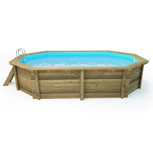 Träpool "Seychellerna" - 4.00 x 3.00 x 1.20 m