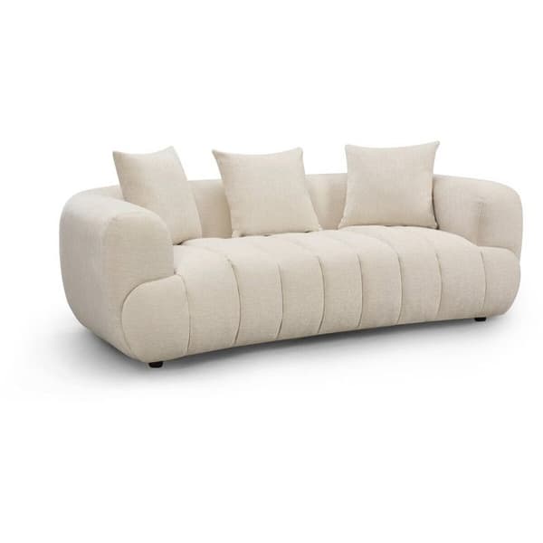 Sofa lige "La Fayette" - 3 pladser - Beige beige