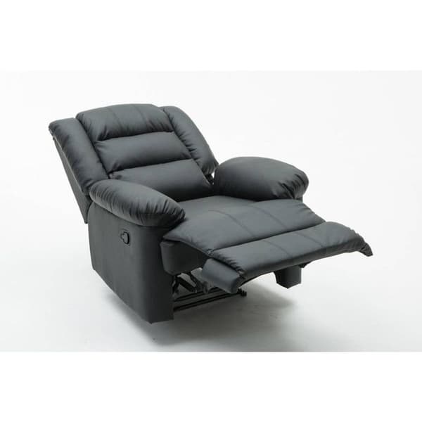 Relax stol "Buckingham" - 85 x 93 x 100 cm - Sort svart