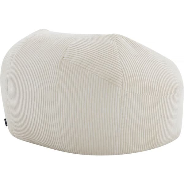 Samettinen pouf "Cusco" - 80 x 74 x 49 cm - Beige beige