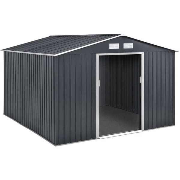 Metallinen puutarhavaja "Vegas" - 7,06 m² - Harmaa Grå