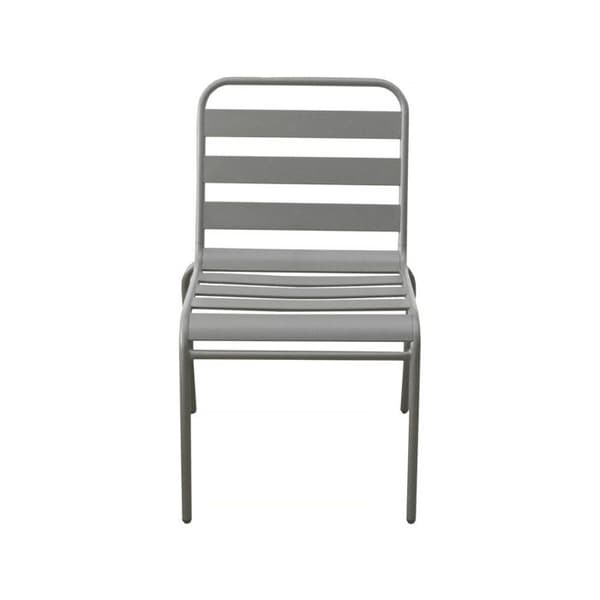 Set med 2 stapelningsbara trädgårdsstolar "Bilbao" - Taupe Mol