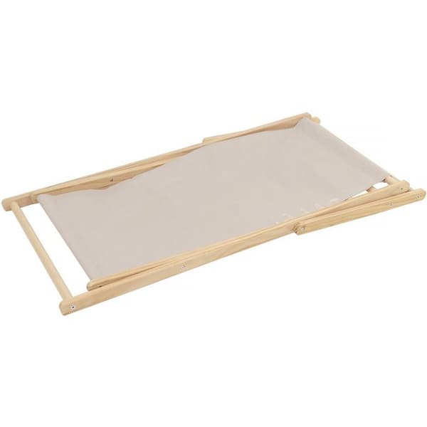 Set med 2 träfåtöljer "Chilienne" - 107 x 56.5 x 81 cm - Ecru Ecru