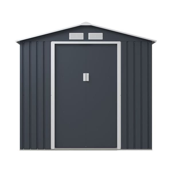 Metal havehus "Vegas" - 4,07 m² - Grå Grå