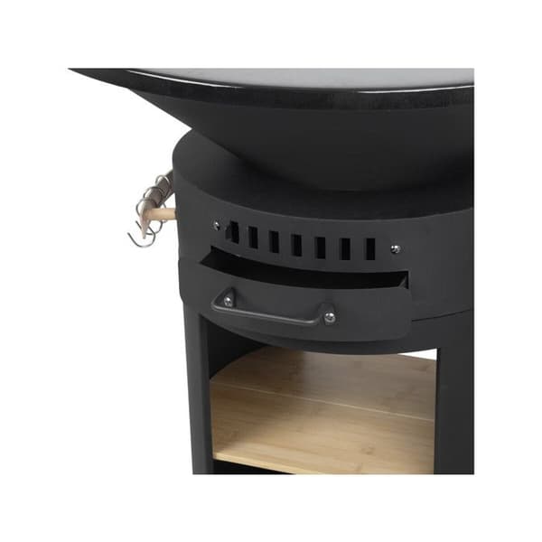 Grilli plancha -pihdit ja pizza-uuni "César premium" - Ø 81 cm - Musta