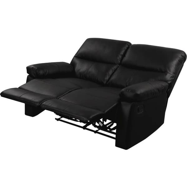 Relax sofa "Lincoln" - 147 x 89 x 103 cm - 2 pladser - Sort svart