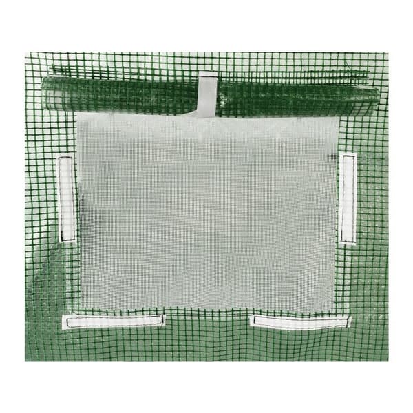 Tarp til have tunnel drivhus "Lys" - 12 m² - 130g - Grøn