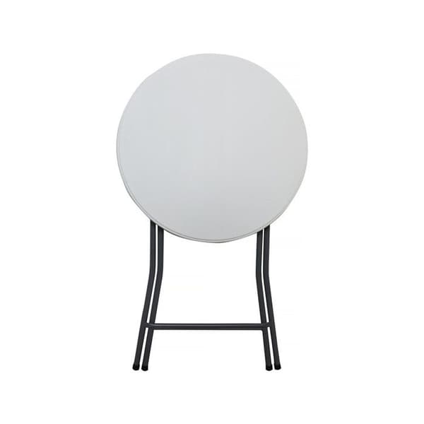 Fällbord i plast Ø 80 cm "Lili" - vit Vit
