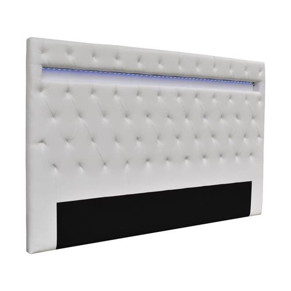 "Deco" LED sänggavel - 149 cm - Svart Svart