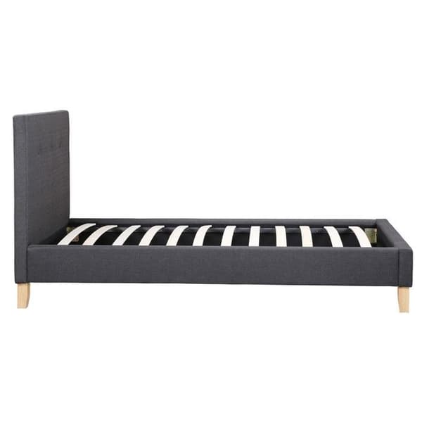 Sänky "Elise" - 90 x 190 cm - Tummanharmaa Grå