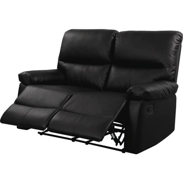 Relax sofa "Lincoln" - 147 x 89 x 103 cm - 2 pladser - Sort svart