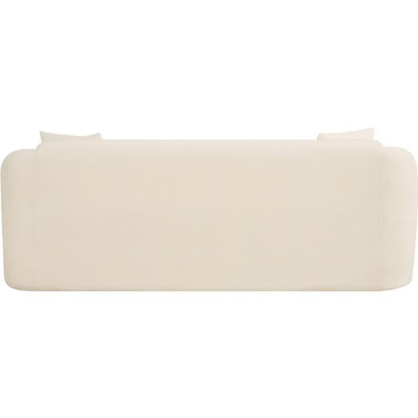Fast lige sofa i stof "Ondine" - 3 pladser - Beige beige