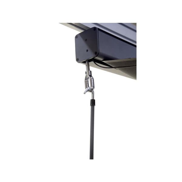 Bioklimatisk pergola med 2 aluminiumsgardiner "Windsor" - 3 x 4 m - Grå Grå