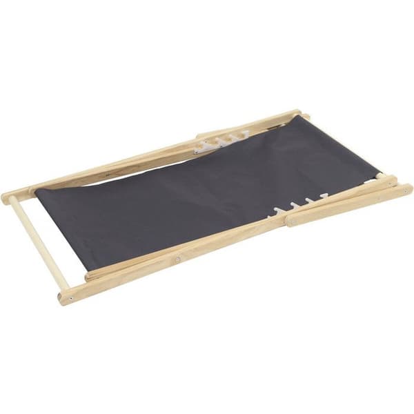 2 kpl puu 'Chilienne' -aurinkotuoleja - 107 x 56.5 x 81 cm - Harmaa Grå