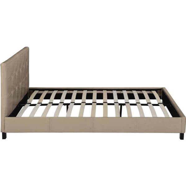 Dobbelt seng i PVC "Julia" - 160 x 200 - Taupe Mol