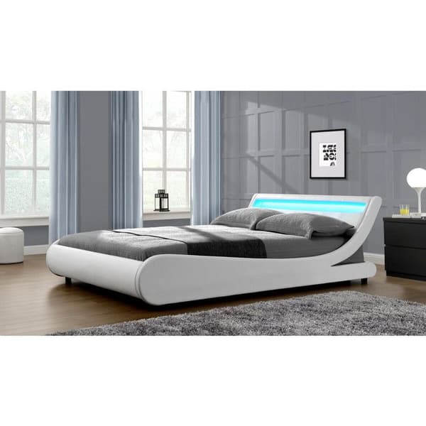 Lyst LED "Natacha" - 160 x 200 cm - Hvid Vit