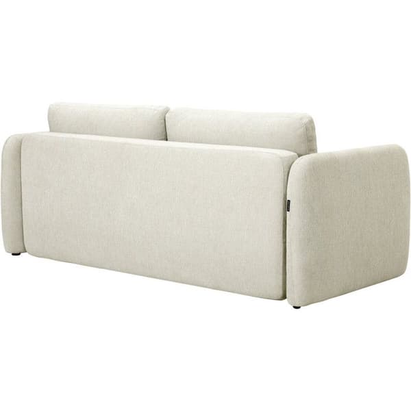 Soffa med rak design, konvertibel i tyg "Concorde" 3 platser - Beige beige