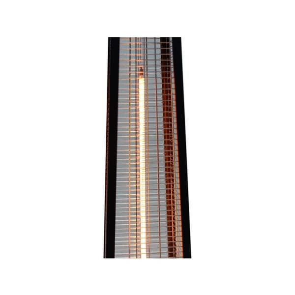 Elektrisk strålevarme i carbonfiber "Volcano" - 2000W - Sort Svart