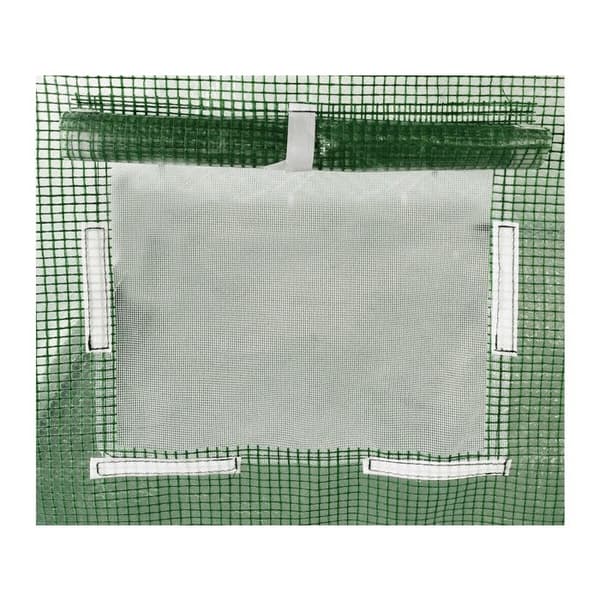 Tarp til have tunnel drivhus "Lys" - 18 m² - 130g - Grøn